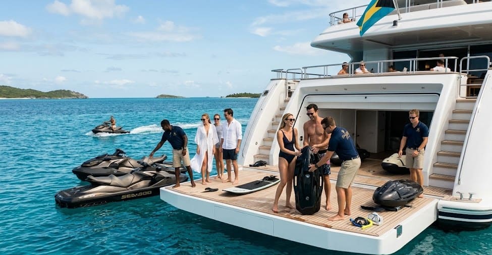 Luxury Motor Yacht Charter in Nassau, Bahamas: The Premium Boat Rental for a Sunseeker Manhattan Experience on Paradise Island 7 Bahams luxury sunseeker 6